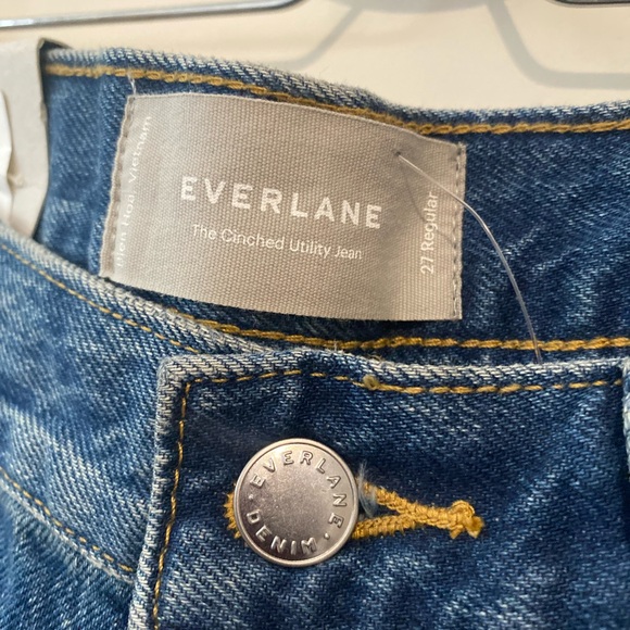 NWT Everlane Utility Cinched Jeans - Picture 5 of 9